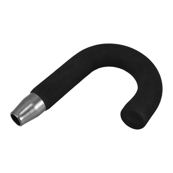 UPOUART J Shape Umbrella Handle 1Pack Black Plastic And Sponge For Adults 16.5x11.5x2.8in