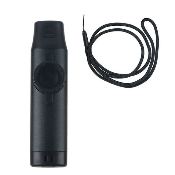 UPOUART Professional Kazoo with Adjustable Tone, Portable Black Alloy Mouthpiece, Plastic Body, Ideal for All Ages, 1 Piece