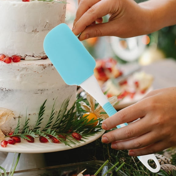 UPOUART Kitchen Cooking Utensils Set Silicone Pastry Scraper 1Set 11.8X2.4X0.6In