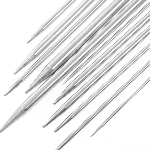 UPOUART 22-Piece Stainless Steel Knitting Needle Set for Home Use, Crafts, Knitting Accessories for Beginners and Experts