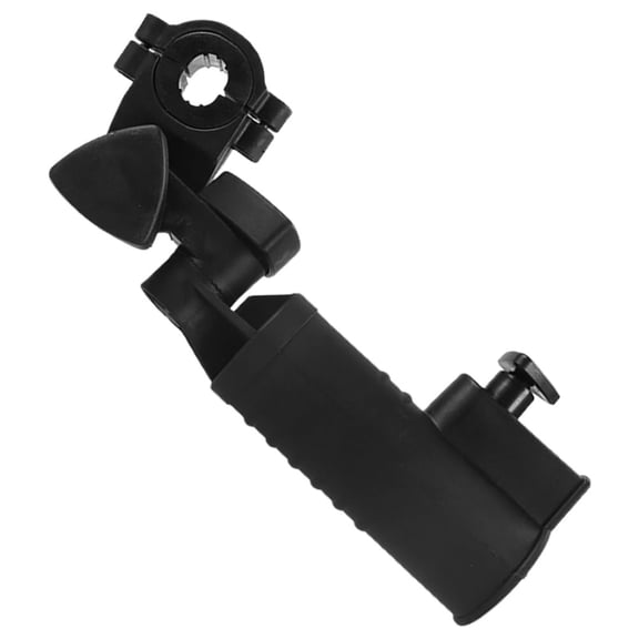 UPOUART Black Lightweight Golf Cart Umbrella Holder with Adjustable Clamp for Everyday Use and Outdoor