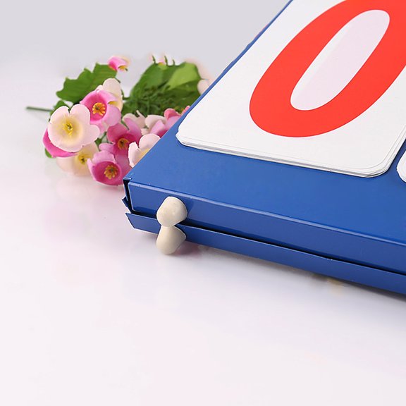 UPOUART Lightweight Blue Scorekeeper Score Flipper with Durable PVC Material for Field and Track