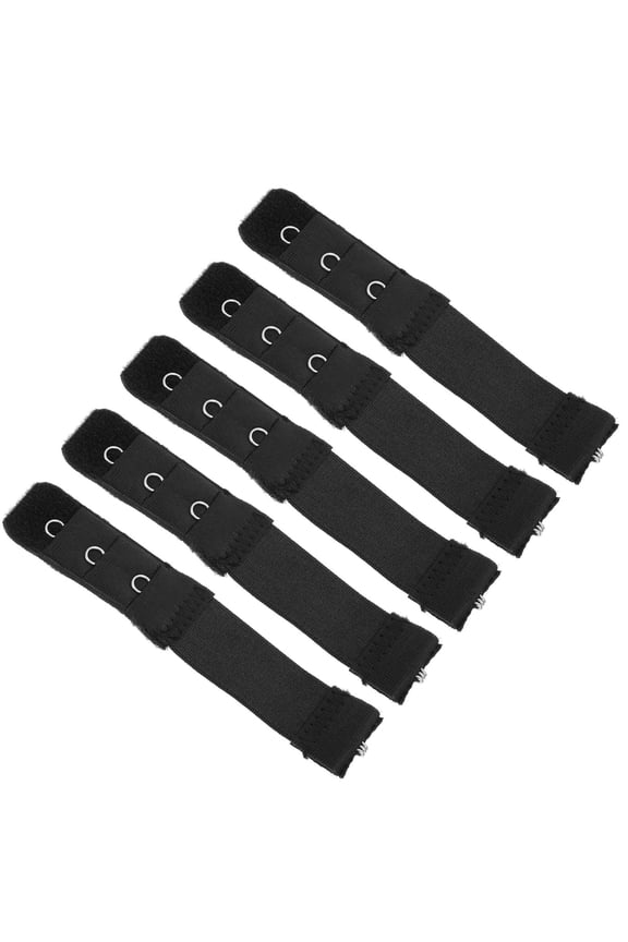 Black Stainless Steel Bra Strap Clips 20 Pieces Adjustable Bra Accessories