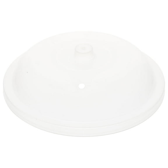 UPOUART Round Transparent Microwave Food Cover, Oil Proof, Magnetic Lid, 7x7x1.8in, PP Material, 1 Piece