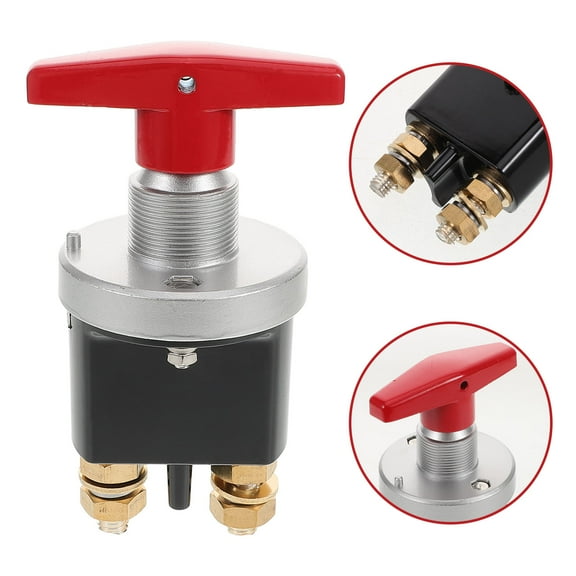UPOUART Marine Rv Main Power Switch With Carbon Steel And Copper For Car Truck Boat 1Pcs