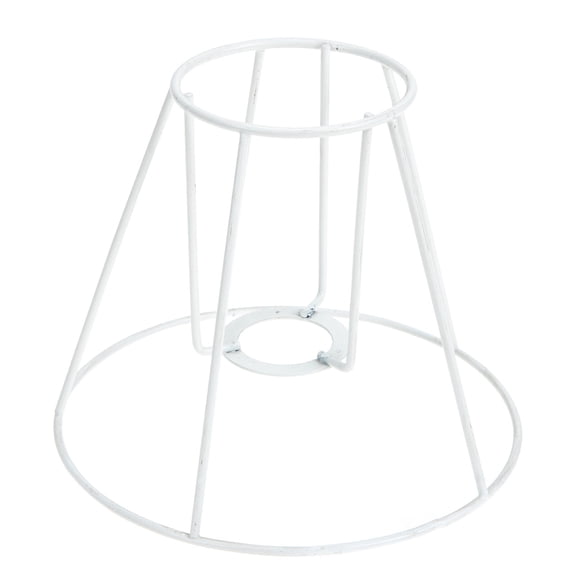 UPOUART Metal Lamp Shade Holder Ring Decorative White 1Pcs for Family and Friends