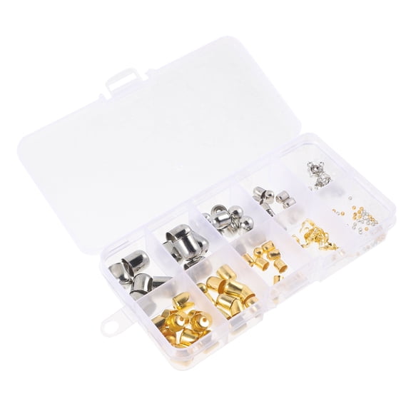 UPOUART Metal Loose Beads Jewelry Making Supplies Assorted Colors for DIY Bracelet Necklace Accessories