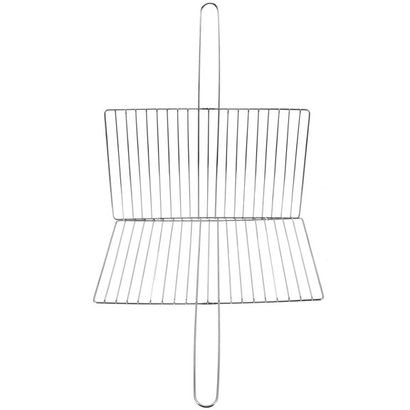 UPOUART Metal Stainless Steel Barbecue Grill Basket for Outdoor Use with Smooth Surface and Strong Frame