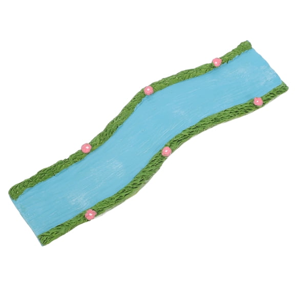UPOUART Micro Landscape Stream Resin Material Realistic River Design for All Season Indoor Decor