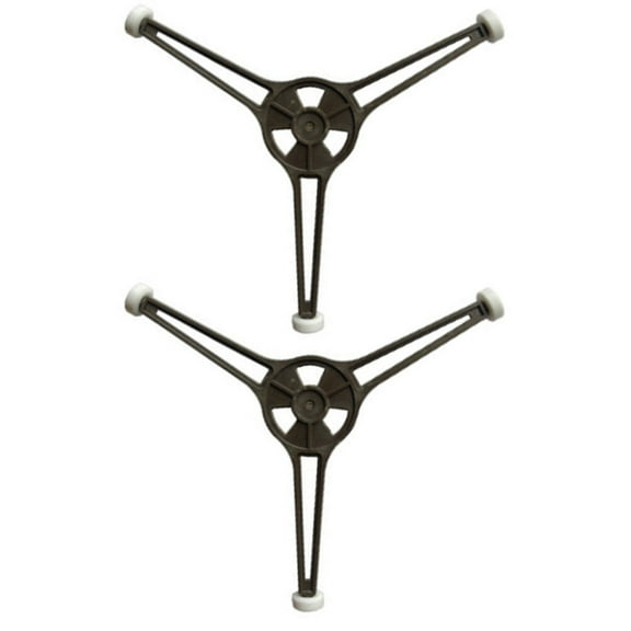 UPOUART Microwave Turntable Base Replacement Parts Black 2 Pieces for Home Kitchen Appliances