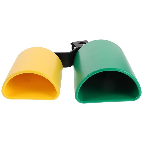 UPOUART Multi Color Dual Tone Cowbell for Performance with Stable Mounted Twin Bell Design