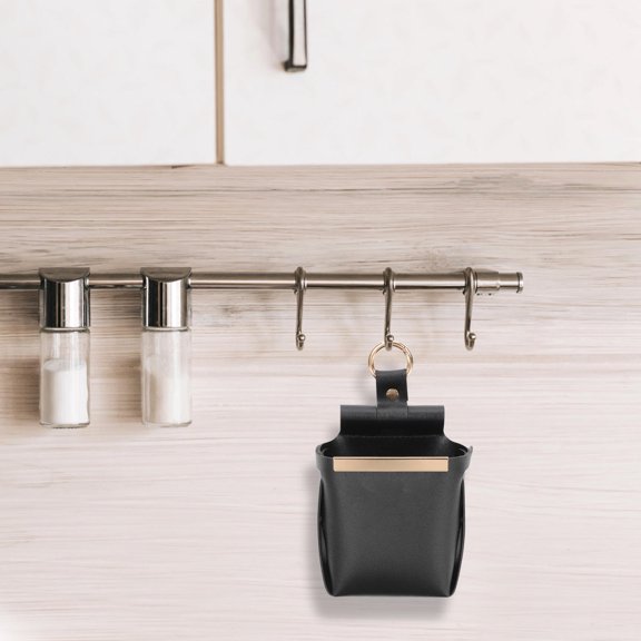 UPOUART Multipurpose PU Wall Hanging Bag with Detachable Design for Closet and Door Storage