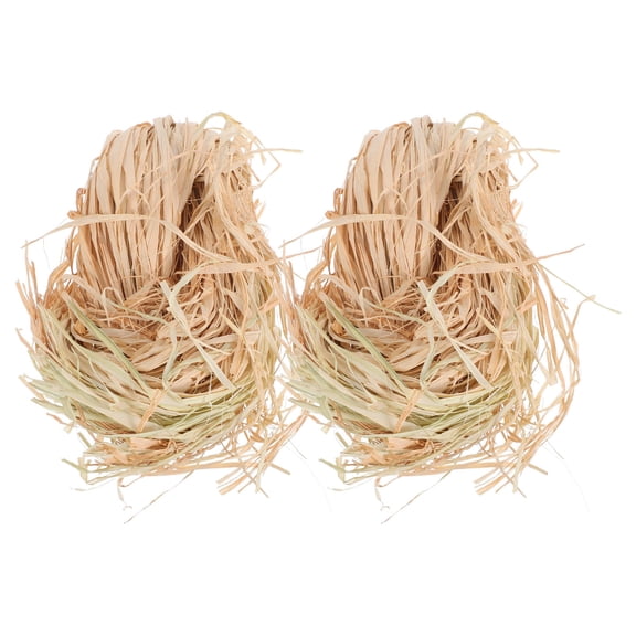 UPOUART Natural Raffia Twine Ribbon for Floral Arrangements, Seasonal Decorations, Wrapping, and Holiday Craft Projects