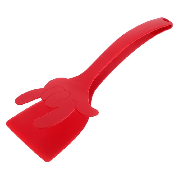 UPOUART Nylon Kitchen Spatula with Tong Red Multifunctional for and Grilling Portable