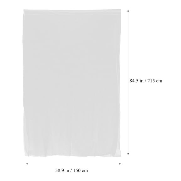 UPOUART Wedding Backdrops White Nylon 1Pcs for Background Decor and Photo Shoots