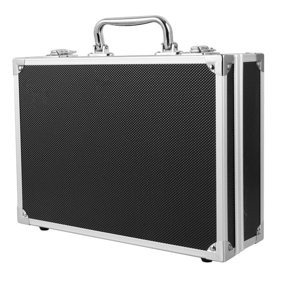 UPOUART Outdoor Portable Tool Cases Black Alloy Carrying Box with Scratch Resistant Finish