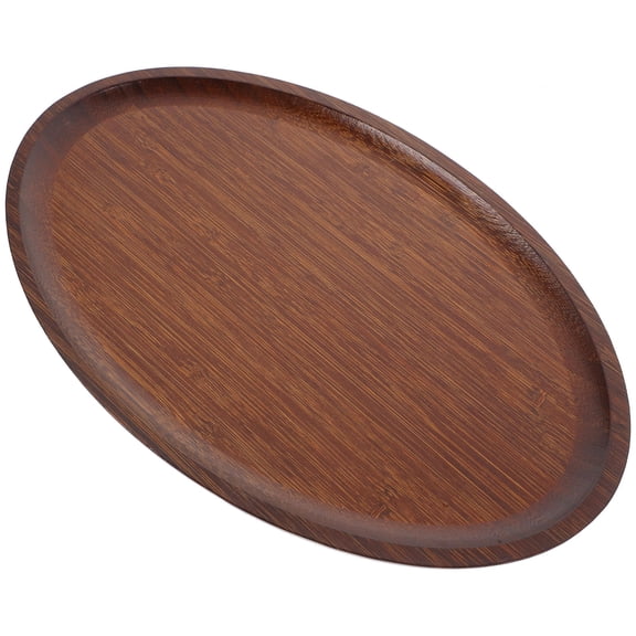 UPOUART Brown Oval Dessert Tray Platter for Parties and Events, 1 Piece Serving Dish
