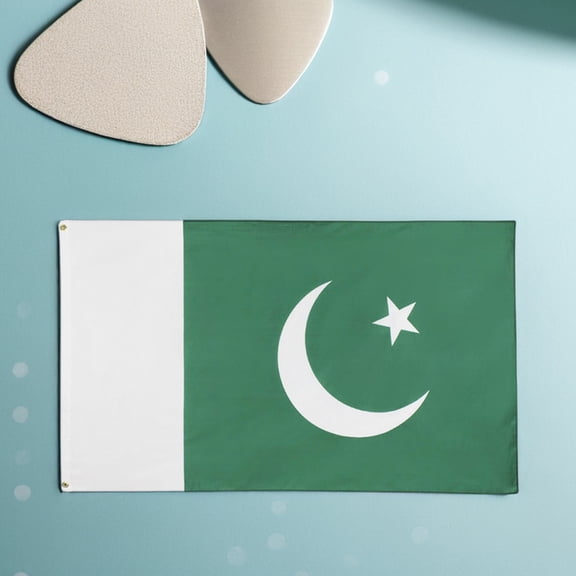 UPOUART Pakistani Yard Flag Cloth for Garden Bar and Office Decoration 1Pcs