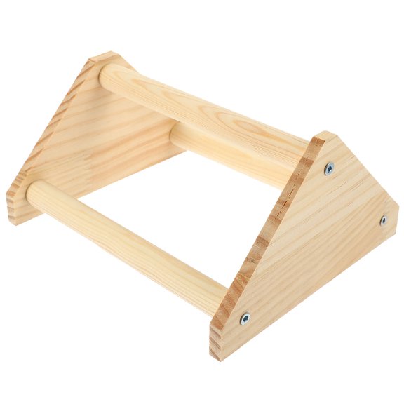 UPOUART Bird Platform Parrot Stand Wood Khaki 1 Set