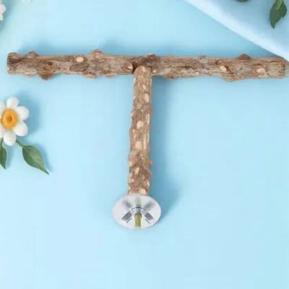 UPOUART Parrot Wood Platform 1 Set for Chewing Exploring Pet Owners