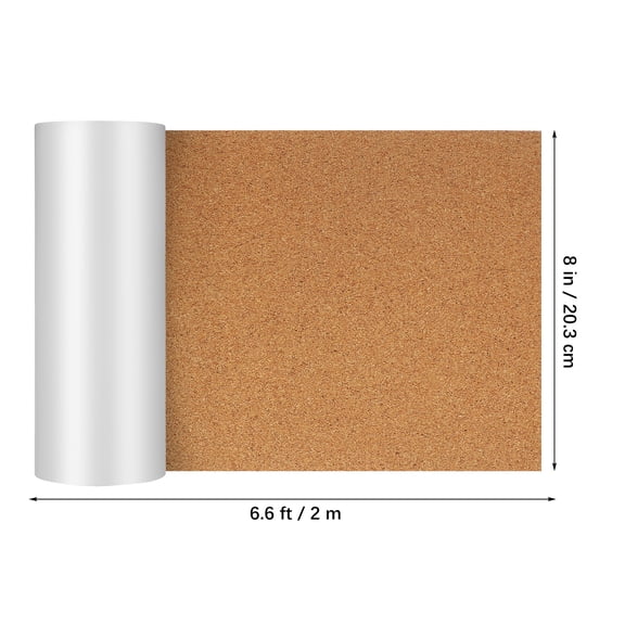 UPOUART Peel And Stick Cork Board For Home Decor And Office Use 1 Roll 200X8X0.08In