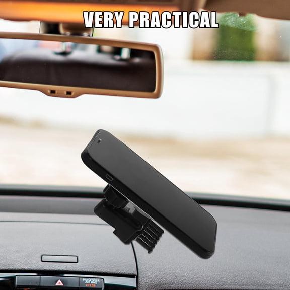 UPOUART Phone Holder Car Vent Mount Black Anti Drop Secure Fit for Tesla Model 3 Y