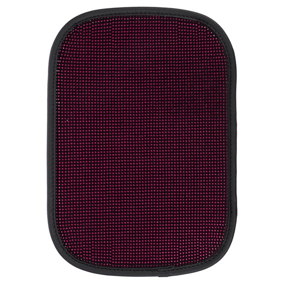 UPOUART Pink Car Center Console Cover with Rhinestone Encrusted Armrest Protector Comfortable and Breathable
