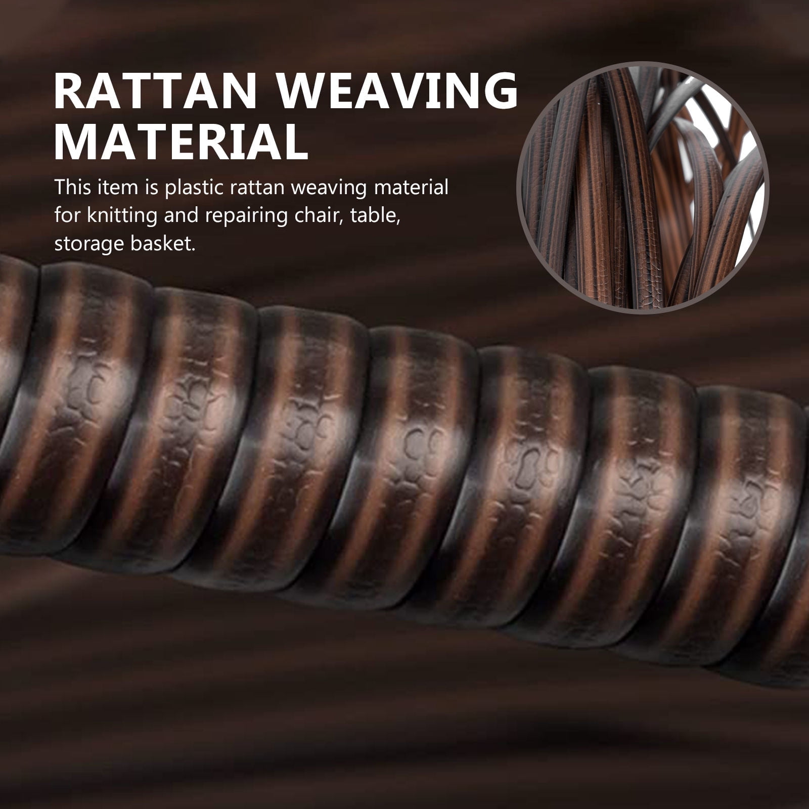 Photo inspiration: Upouart Plastic Rattan Furniture Repair Kit Coffee Color Flexible And Photo Inspiration