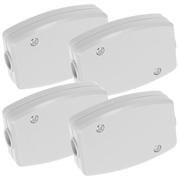 UPOUART White Plastic Terminal Junction Box for Home Use, Compact Size, Easy Installation Electrical Wiring Enclosure