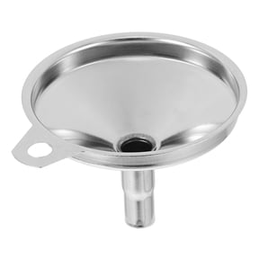 UPOUART Plated Metal Funnel for Kitchen Use, Versatile Liquid Transfer Tool with Conical Design