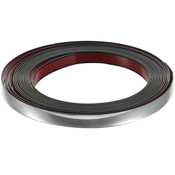 UPOUART Plated Silver PVC Wall Seam Tape Caulk Strip Self Adhesive for Kitchen and Bathroom Use