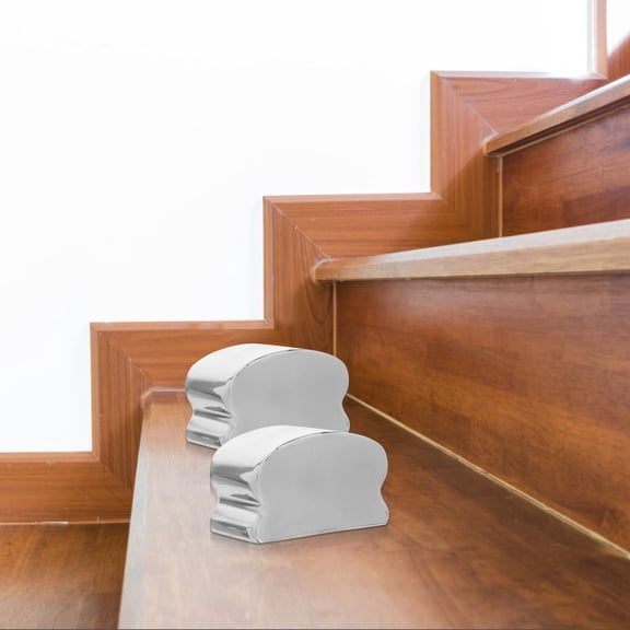 UPOUART Plated Silver Stainless Steel End Cap for Handrail Tube Protector Easy Installation