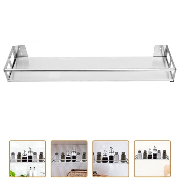 UPOUART Small Spice Rack Stainless Steel Wall Mounted Organization for Cooking Enthusiasts 1Set