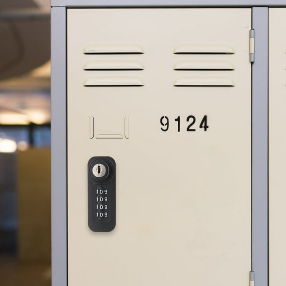 UPOUART Portable Black Locker Lock Combination with Fine Workmanship and Strong Durability