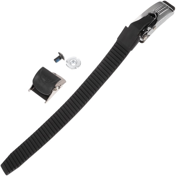 UPOUART Portable Black Roller Skate Buckle Strap Replacement for Daily Use Made of Durable PVC and TPR