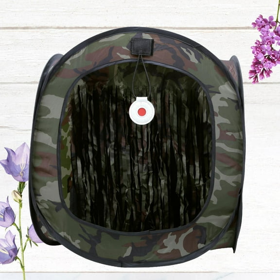 UPOUART Portable Camouflage Training Tent with Nylon Clasps for Easy Hanging and Quiet Practice
