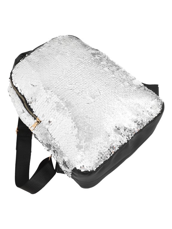 Multi Sequin Backpack PU Material Durable Soft Fashion Casual Use