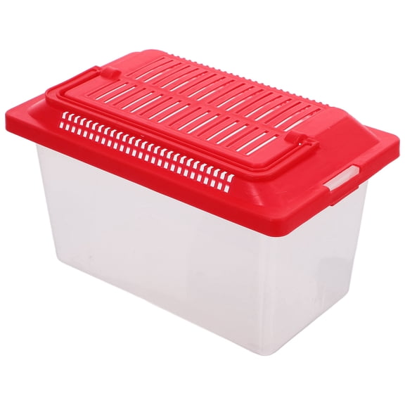 UPOUART Portable Plastic Aquarium Transparent Fish Tank with Lightweight Design for Reptile Habitat