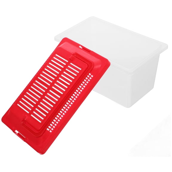 UPOUART Transparent Plastic Handheld Fish Tank Lightweight Reptile Habitat