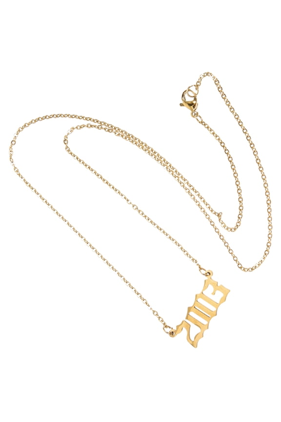 Premium Metal Neck Digital Pendant Chain for Elegant Occasions