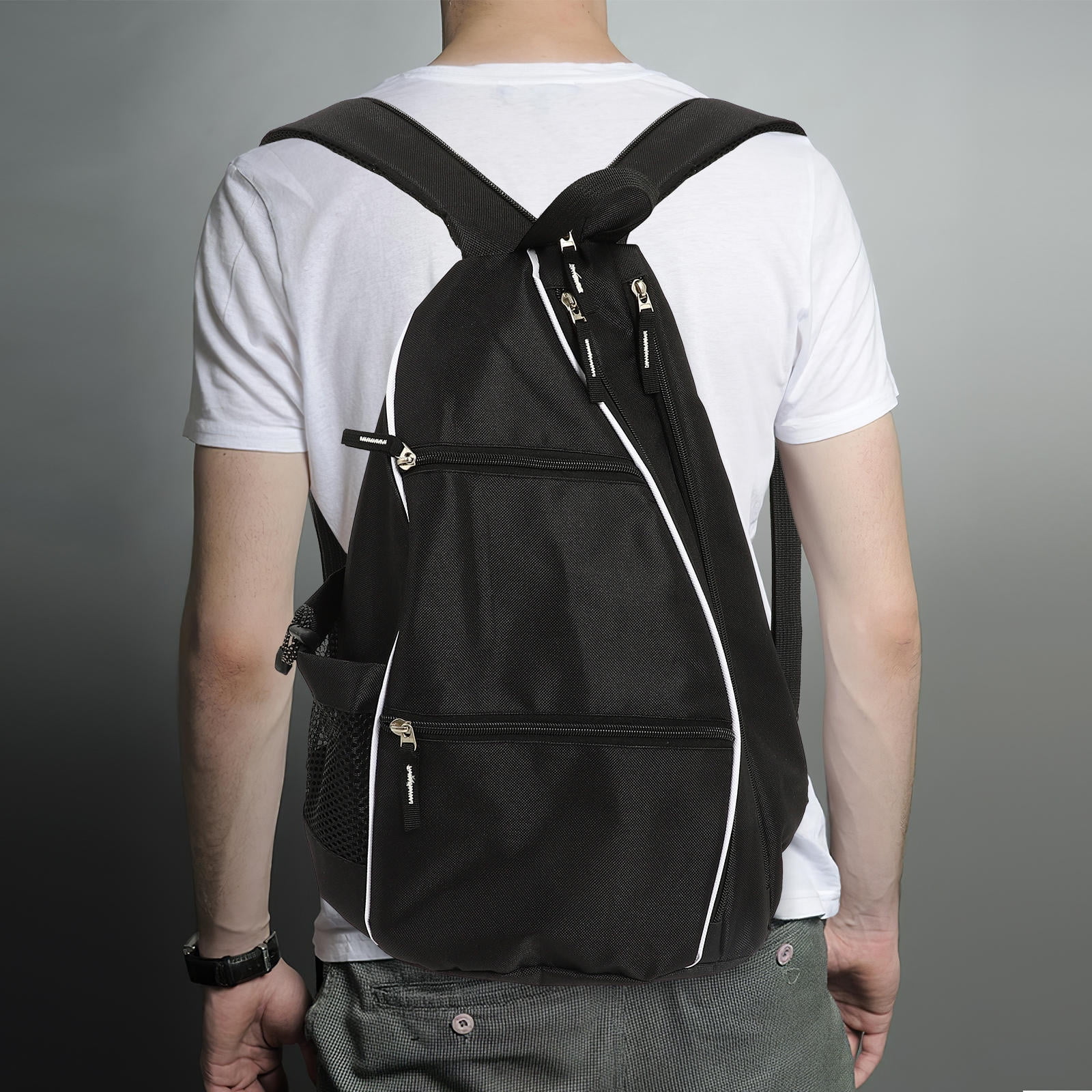 UPOUART Portable Racket Backpack Holder, Polyester Tennis Racket Carrier Bag, 1 Piece