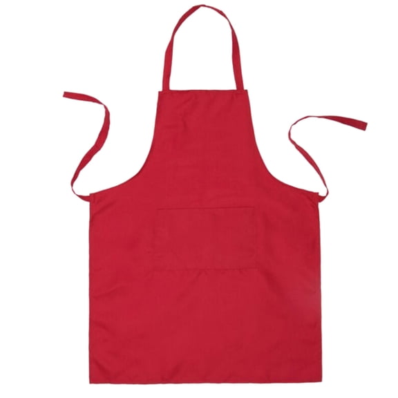 UPOUART Red Professional Apron for Kitchen, Cafe, Hotel, Workshop, Cooking, BBQ, Chef, and Adjustable