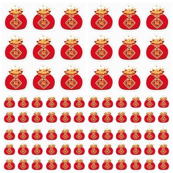 UPOUART Red Envelope Sealing Stickers for Chinese New Year Party Favors