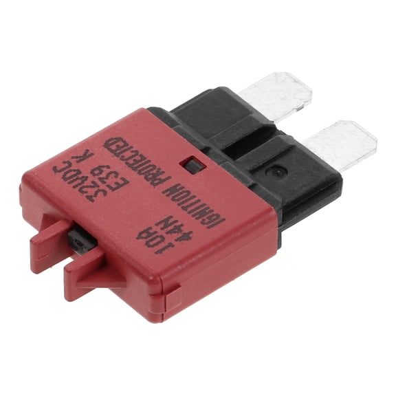 UPOUART Manual Reset 10 Red Cover Automotive Fuse for Low Voltage Systems