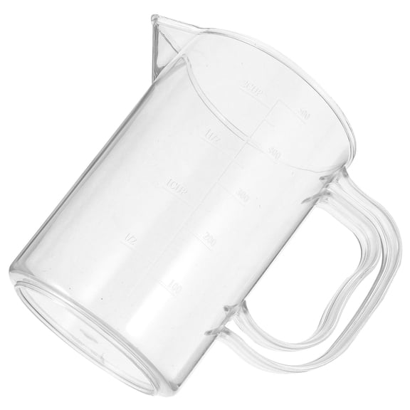 UPOUART White Baking Measuring Cup with Scale for Accurate Ingredient Measurement in Kitchen