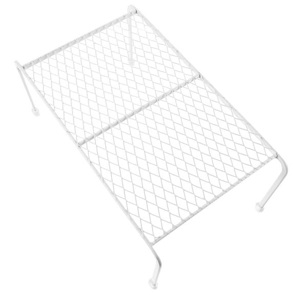 UPOUART Reusable White Iron Reptile Storage Holder Mesh Stand Suitable for Bearded Dragon Use