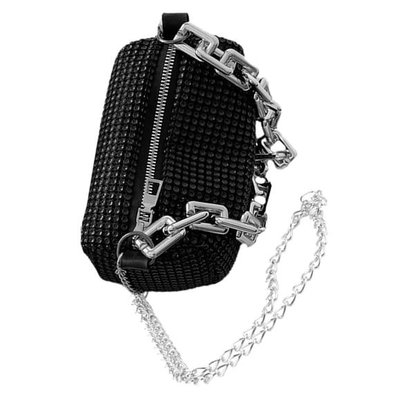 UPOUART Women's Evening Crossbody Bag Black Stylish Messenger Purse Lightweight Shoulder Bag for Daily Use