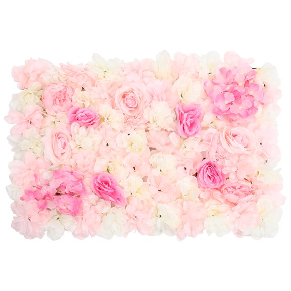 UPOUART Rose Flowers Artificial Decoration with Silk and PVC for Elegant Wedding Wall Hanging
