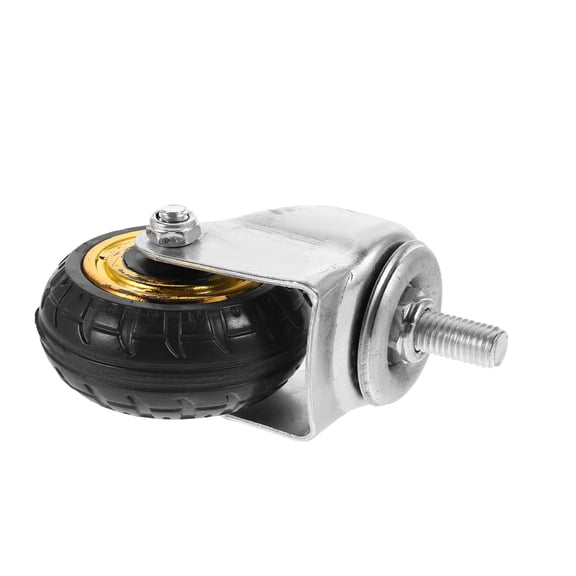 UPOUART Rubber Rotary Swivel Caster Wheel for Pneumatic Tires with Smooth Multidirectional Mobility and Heavy-Duty Performance