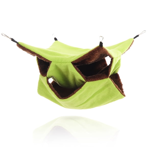 UPOUART Safe Plush Hanging Hammock Bed for Guinea Pigs Chinchillas and Small Cage Pets